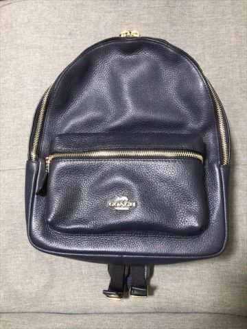 セールサイトの通販 【極美品】 COACH リュック ヘンリー ナッパレザー