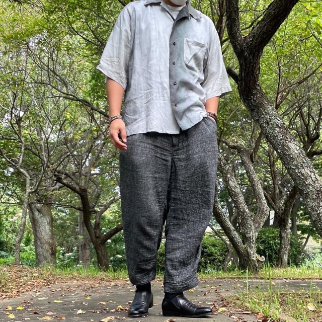 ホワイト COMOLI - ポータークラシック SASHIKO LINEN PREMIUM PANTSの