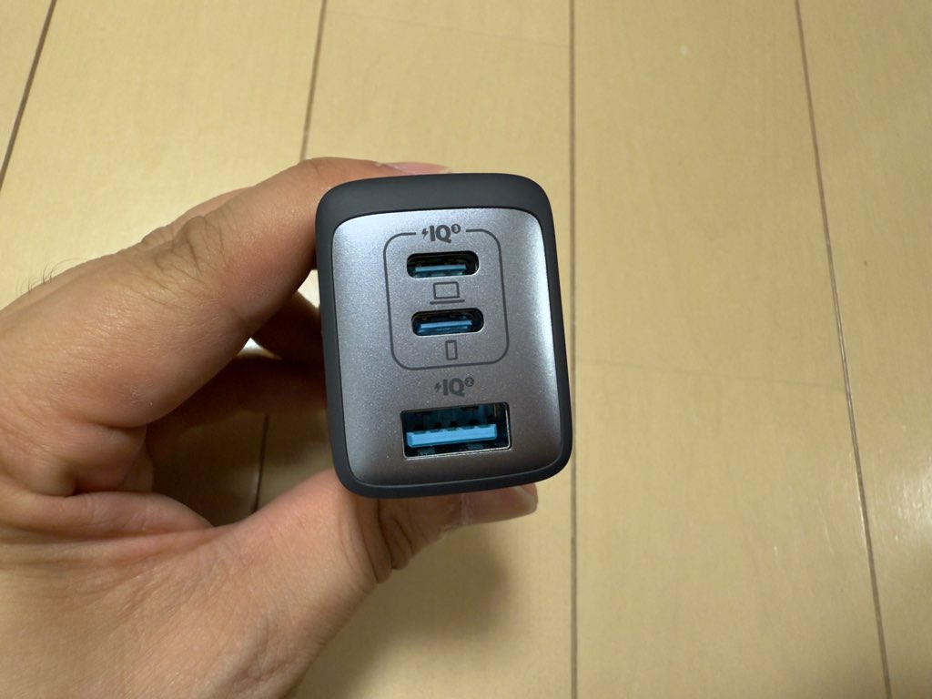 USB-C2口とUSB-A1口のパワーポートⅢ