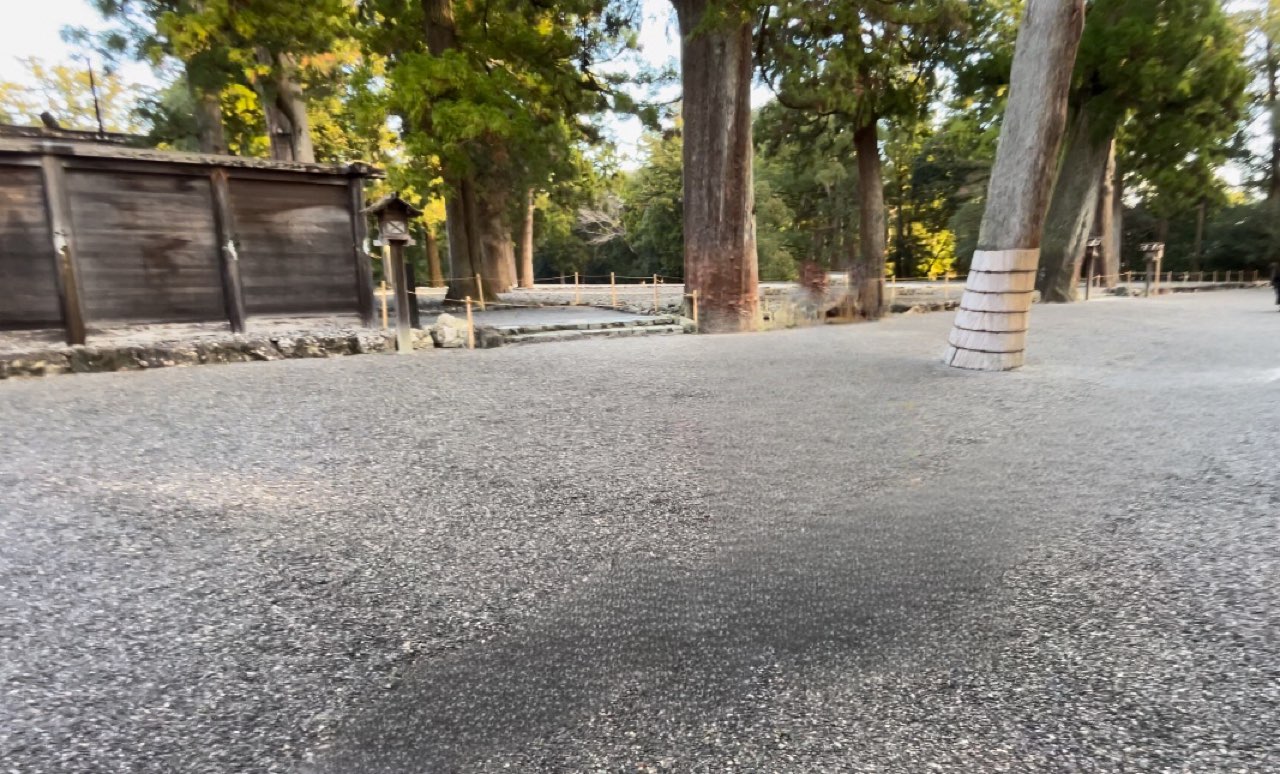 伊勢神宮の外宮境内