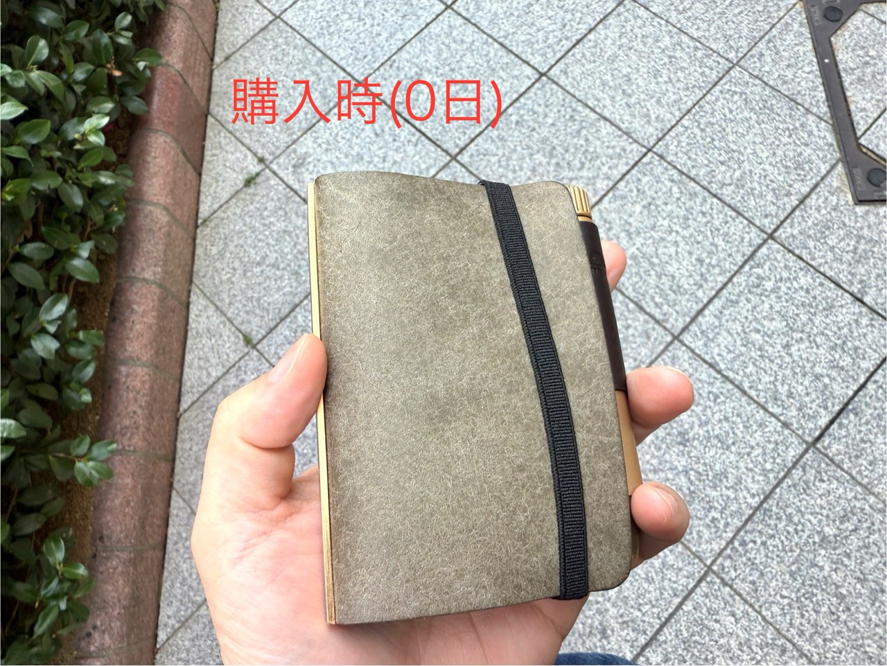 購入直後のプエブロレザー