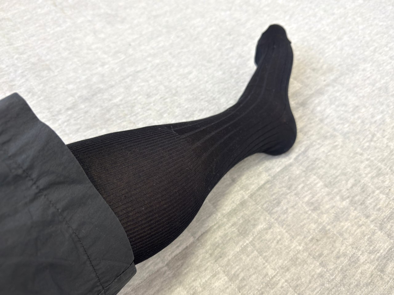 1日履き続けてもずり落ちないロングホーズ