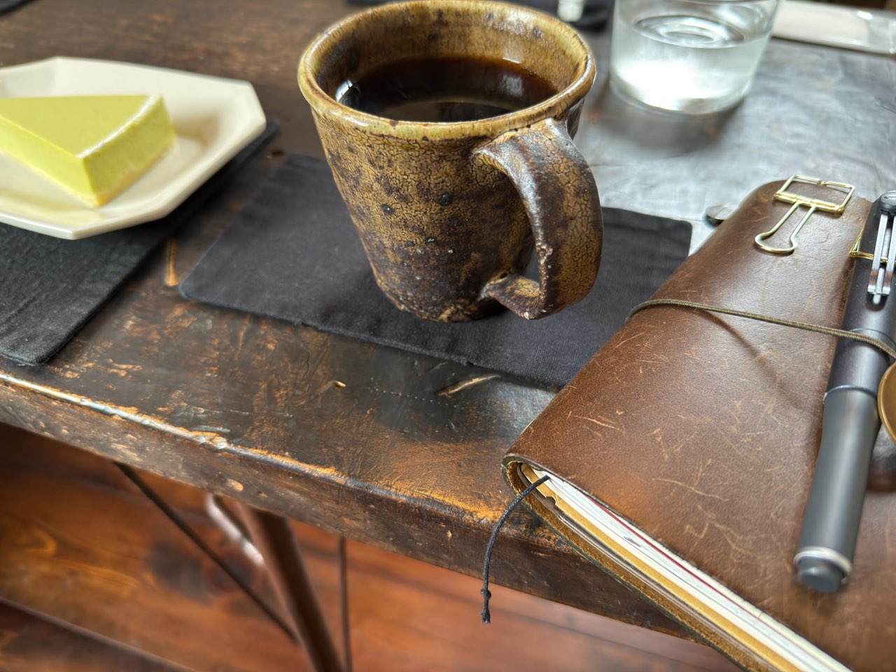 コーヒーブレイクにトラベラーズノート