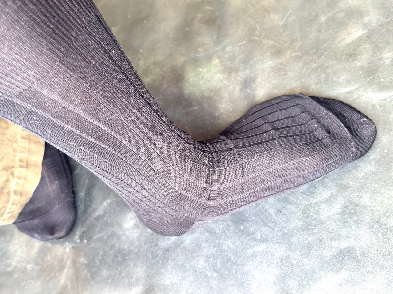 オンオフ使えるハイソックス