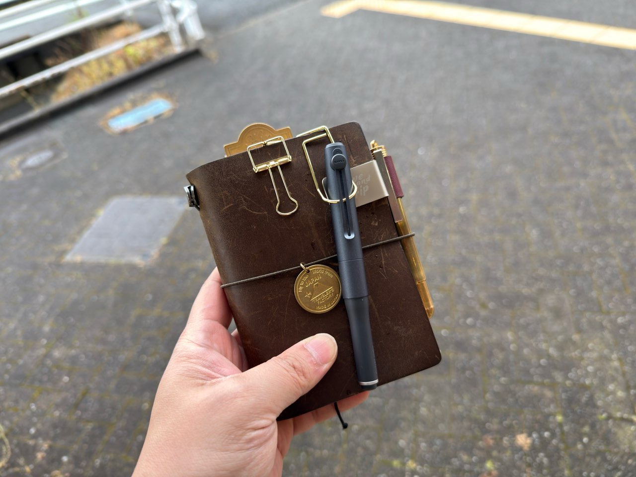 外出先のトラベラーズノート