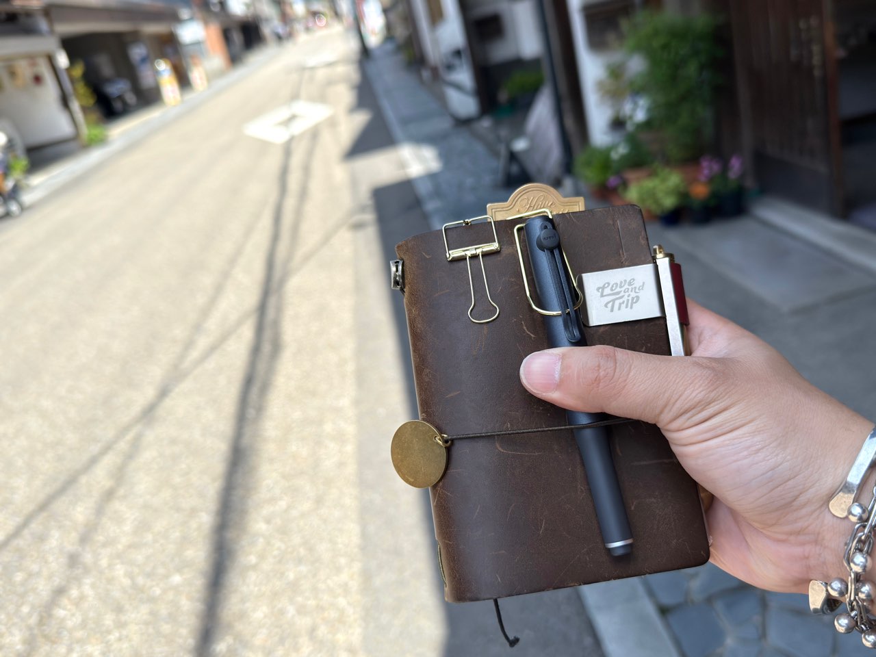 街歩きとトラベラーズノート