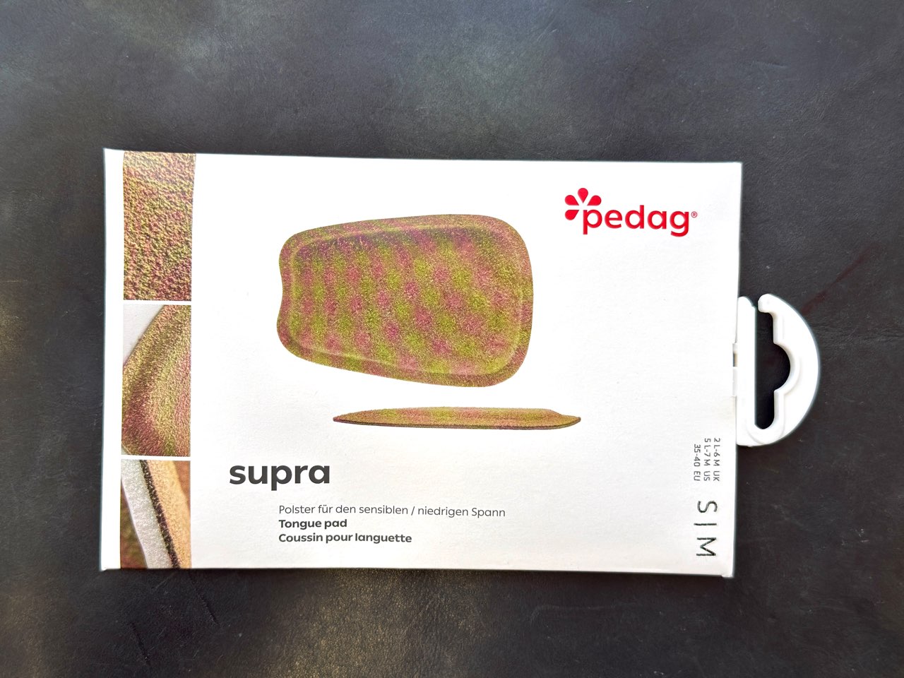 ペダックのスープラのパッケージ