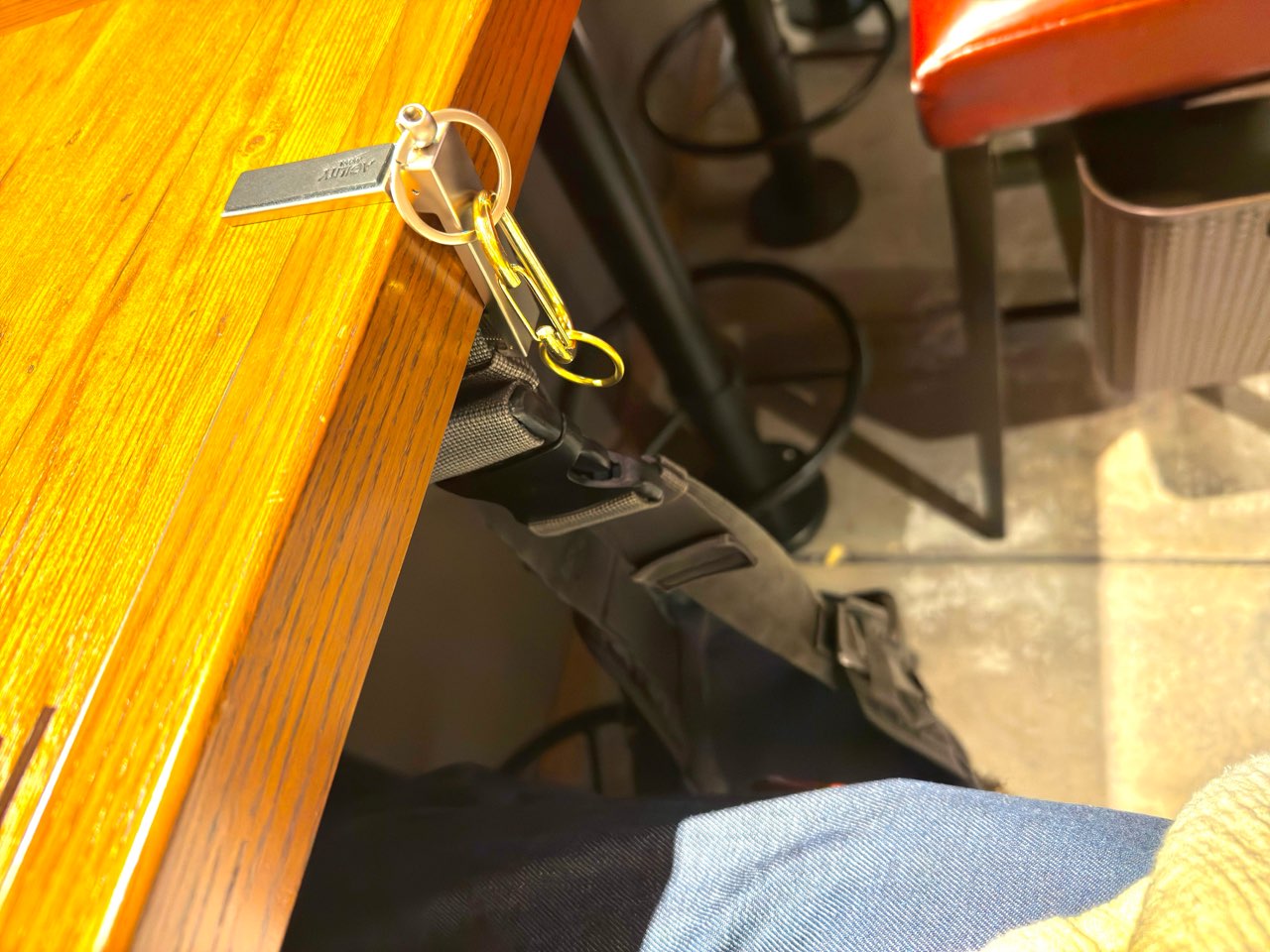 2wayバッグホルダーの使用イメージ