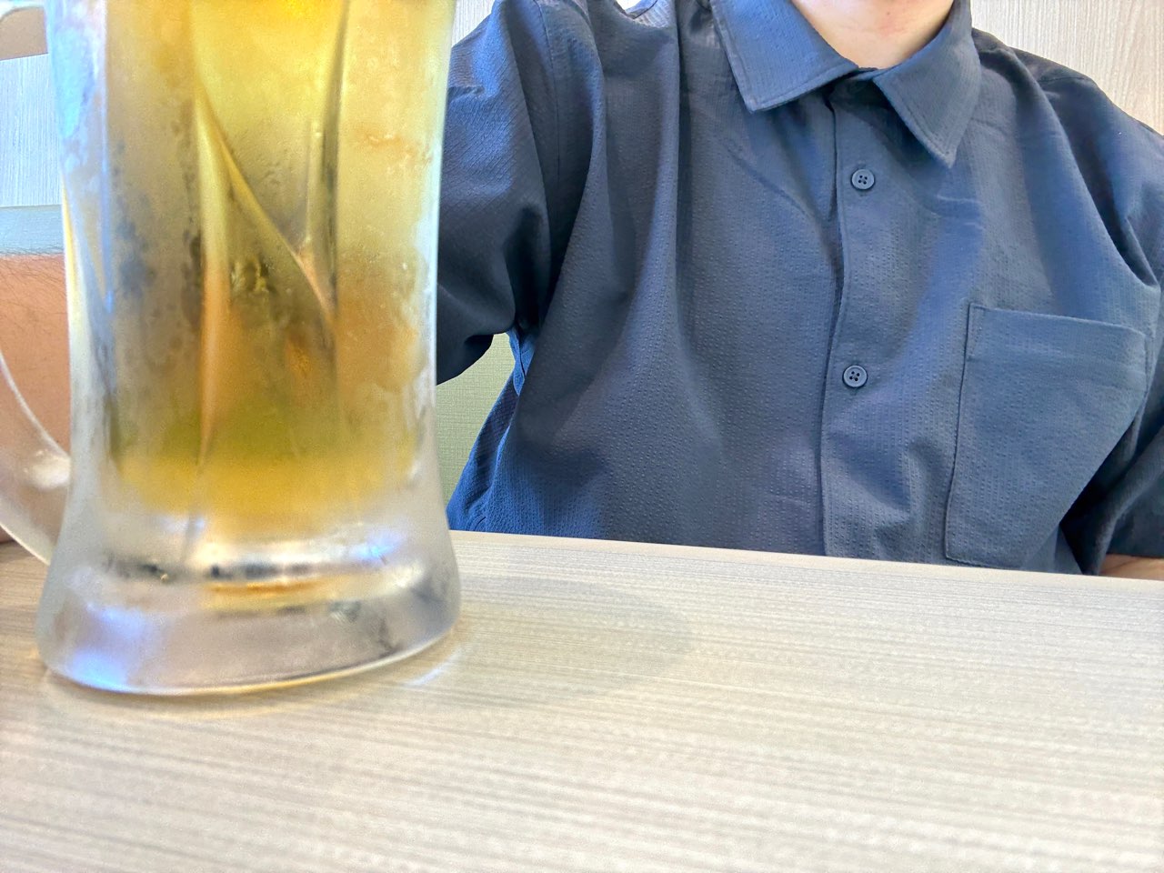 ビールとシアサッカーで涼をとる
