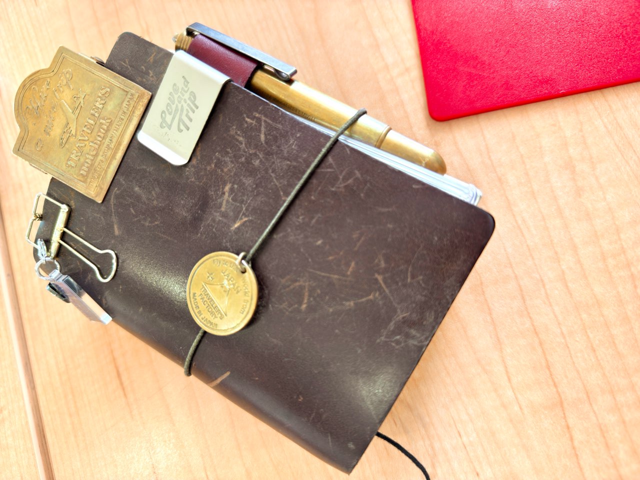カスタマイズしたトラベラーズノート