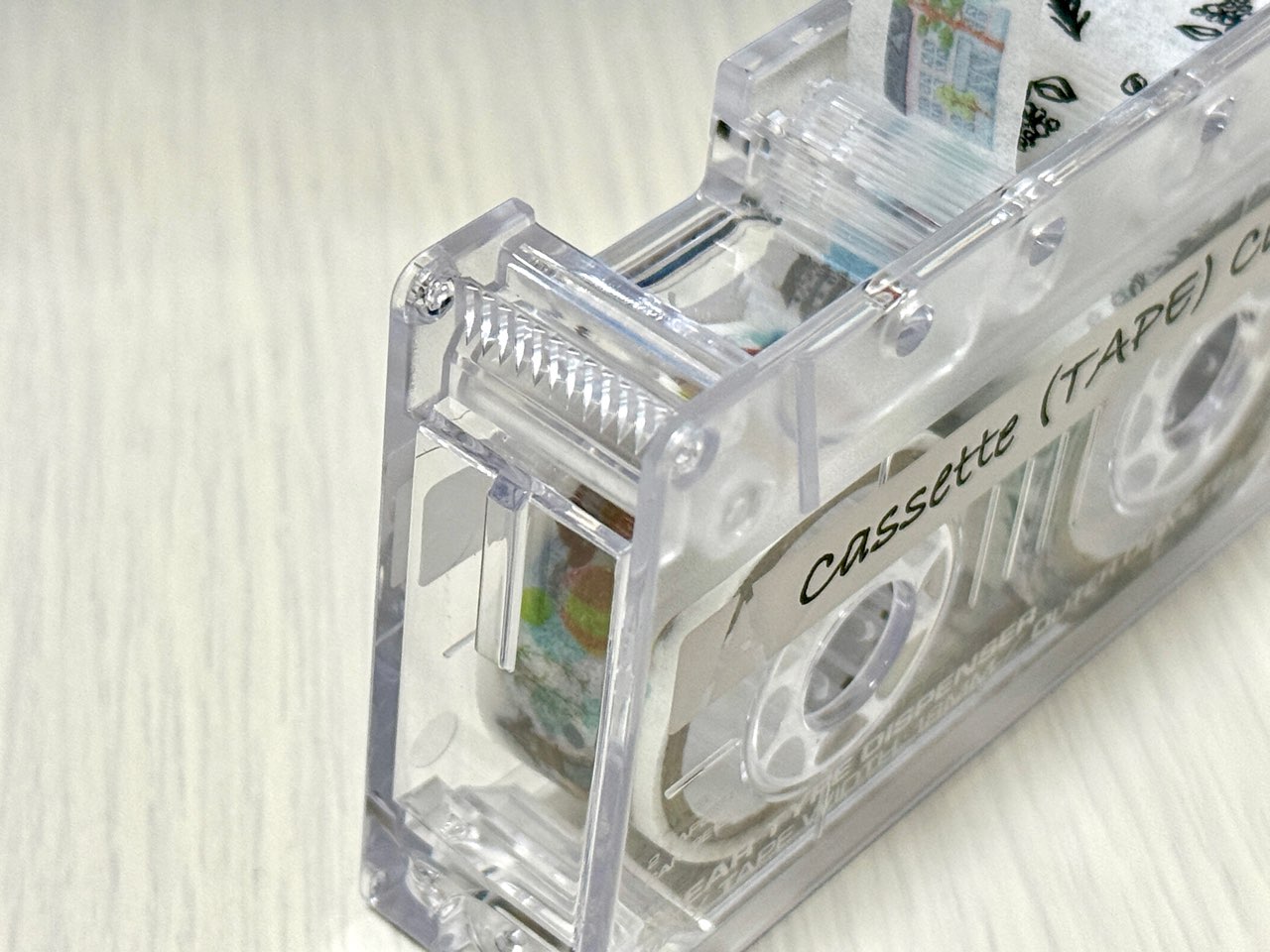 カセットテープカッターの切り口