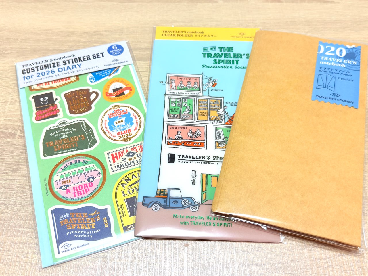 トラベラーズノートレギュラーサイズのカスタマイズアイテム