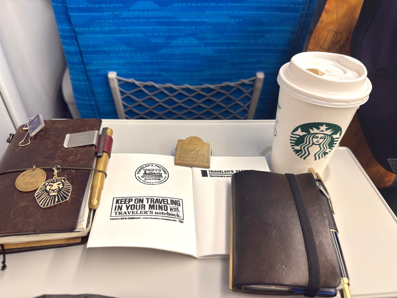 スタンプを押したトラベラーズノートのリフィル