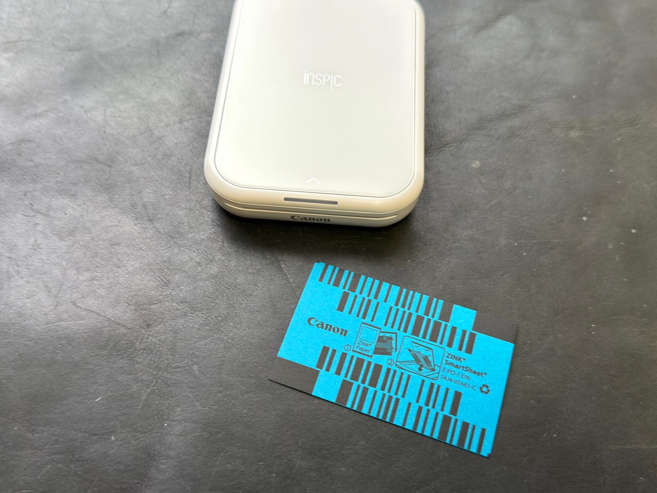 iNSPiC本体とスキャン紙