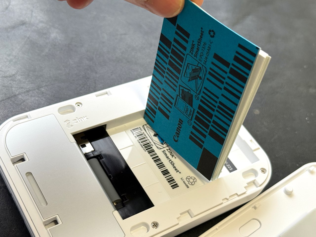 ZINKペーパーのスキャン紙