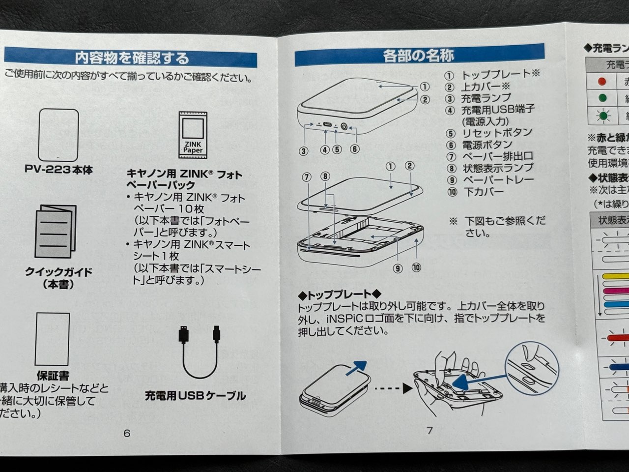 iNSPiCの本体構成
