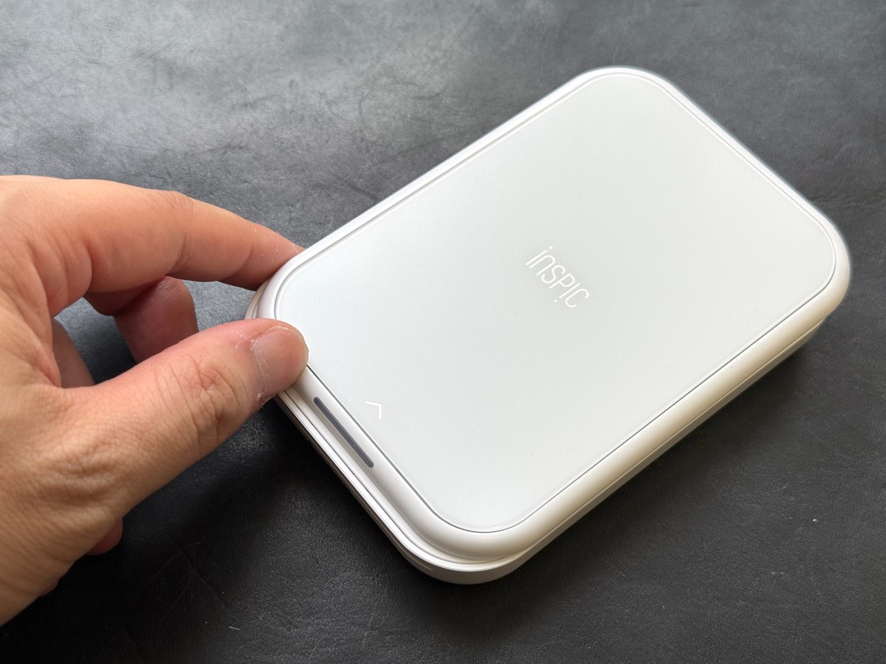 フタを外しているiNSPiC