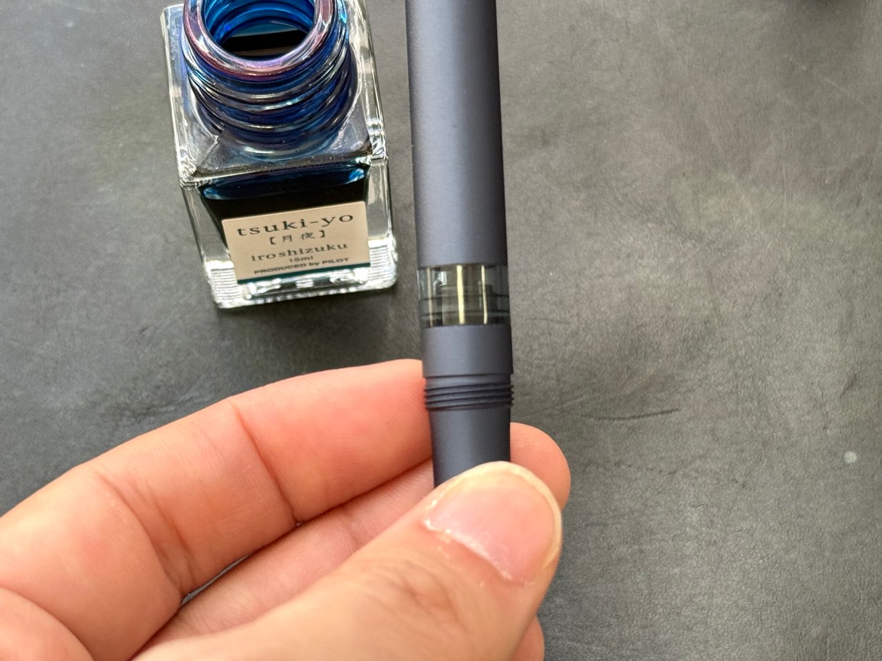 インク投入前の空のインク窓