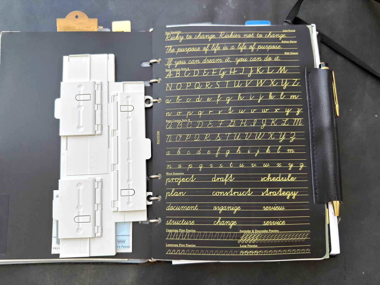 システム手帳にセットして携帯できる3サイズパンチ