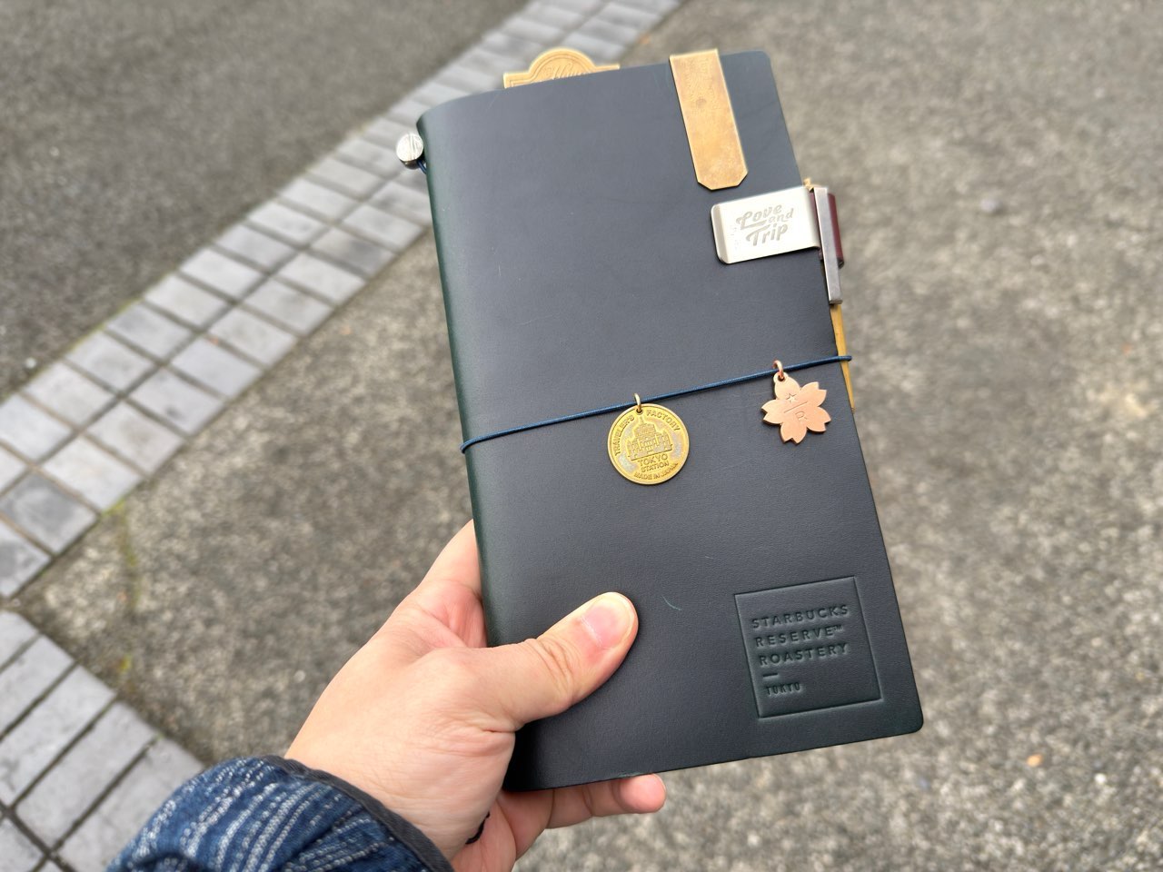 セットアップしたスタバ限定トラベラーズノートレギュラーサイズ