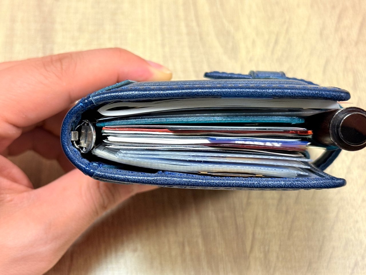 リフィルでパンパンのシステム手帳