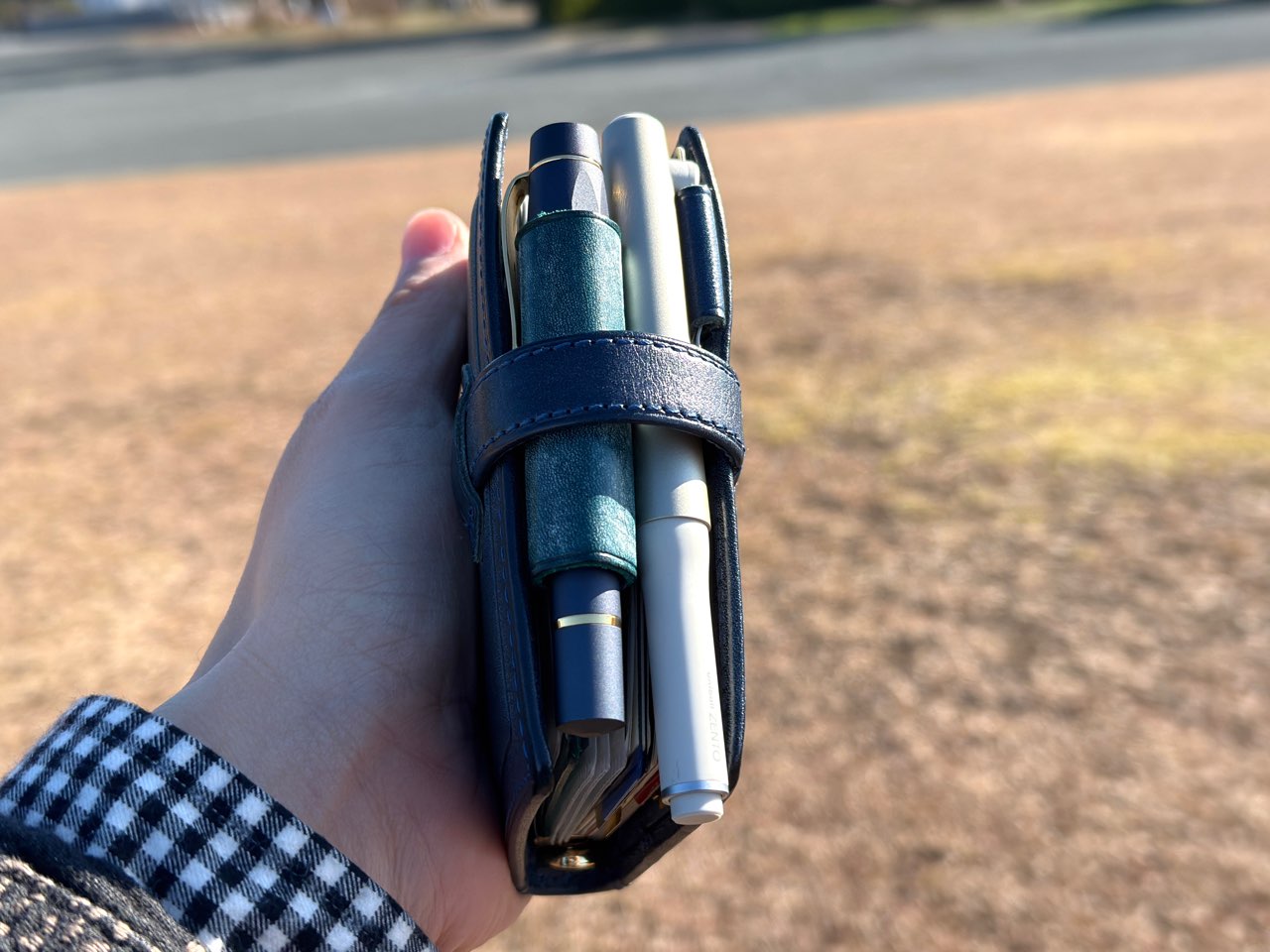 システム手帳にセットしたシグニチャーモデル