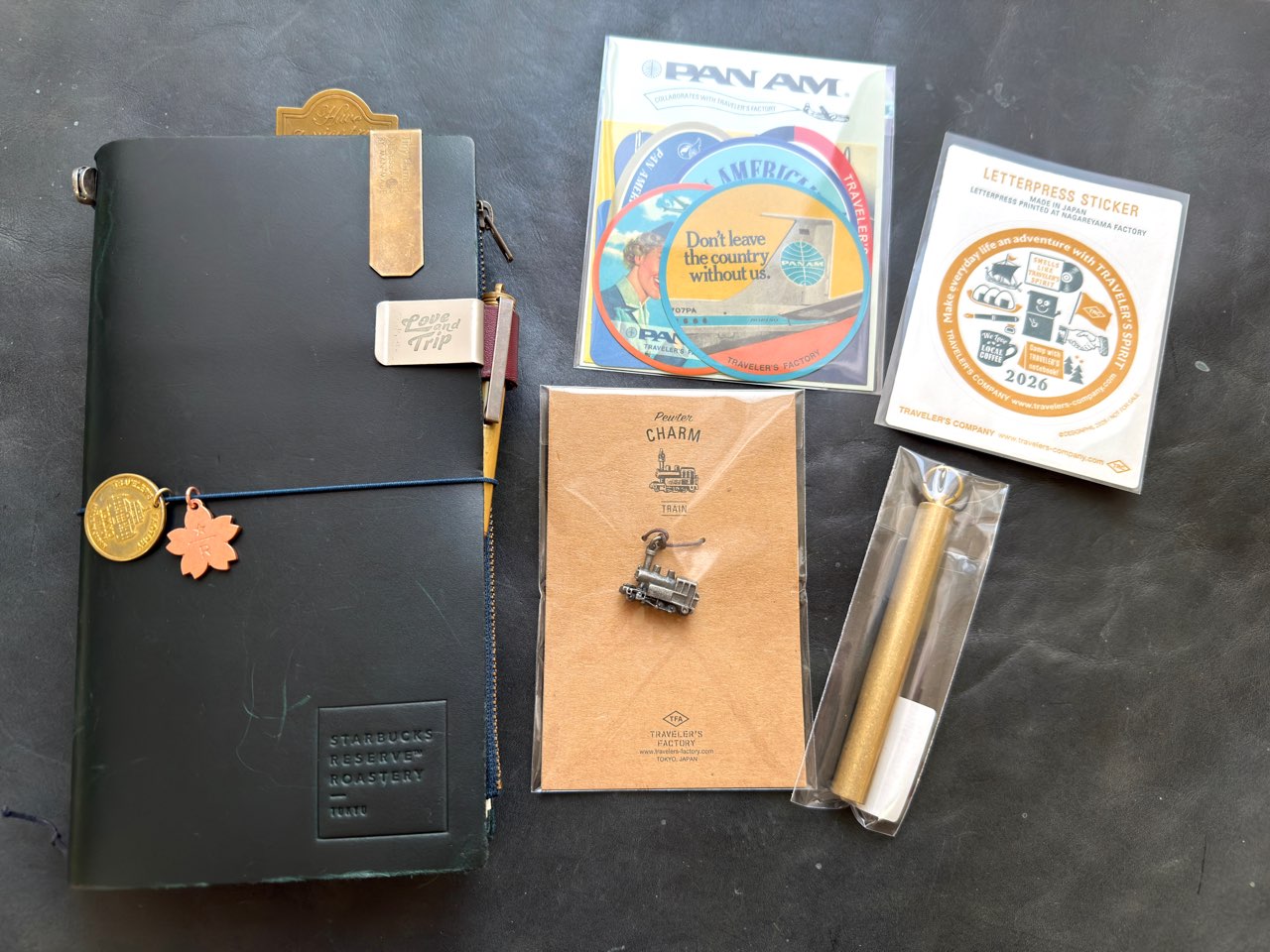 トラベラーズノートカスタマイズアイテムたち