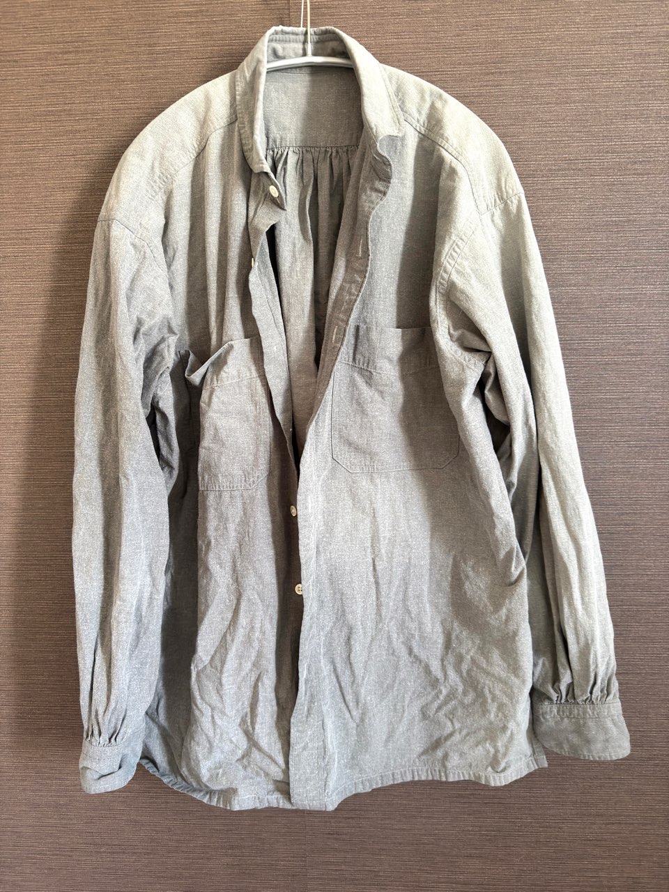 シミ抜き後のシャツ