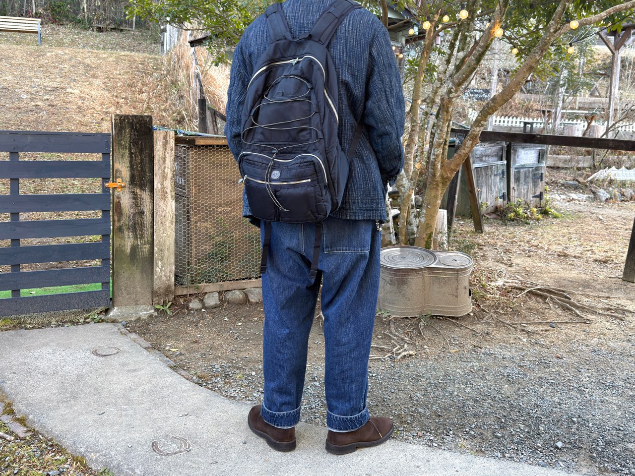 背面から見たスーパーナイロンデイパックL