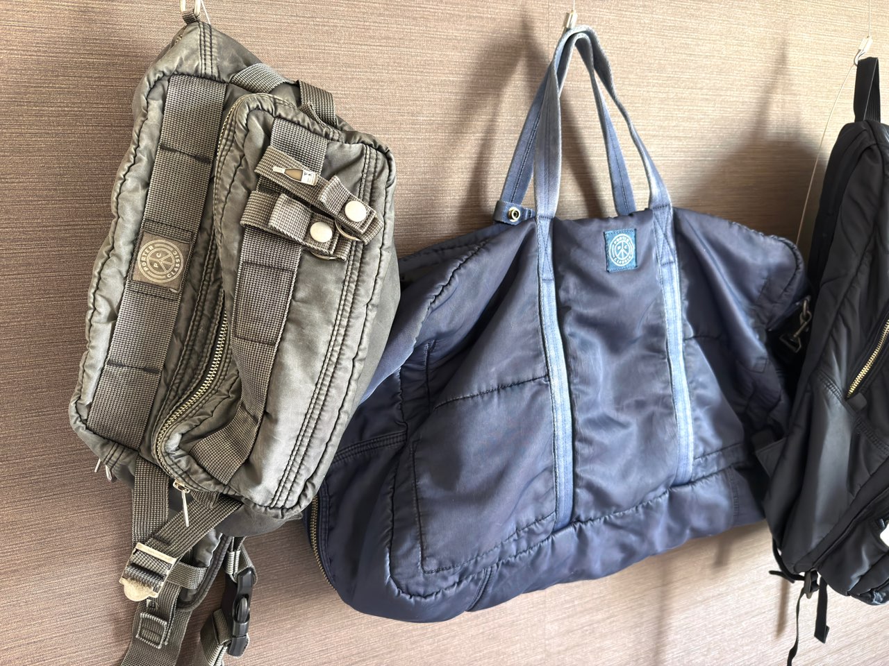 スーパーナイロンのバッグたち