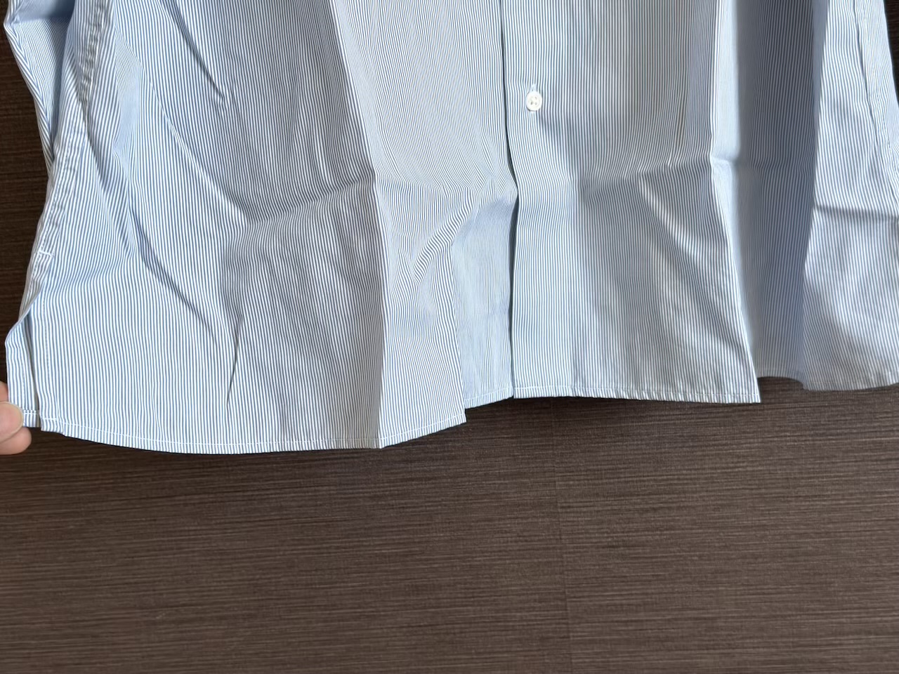 ストレートラインの裾