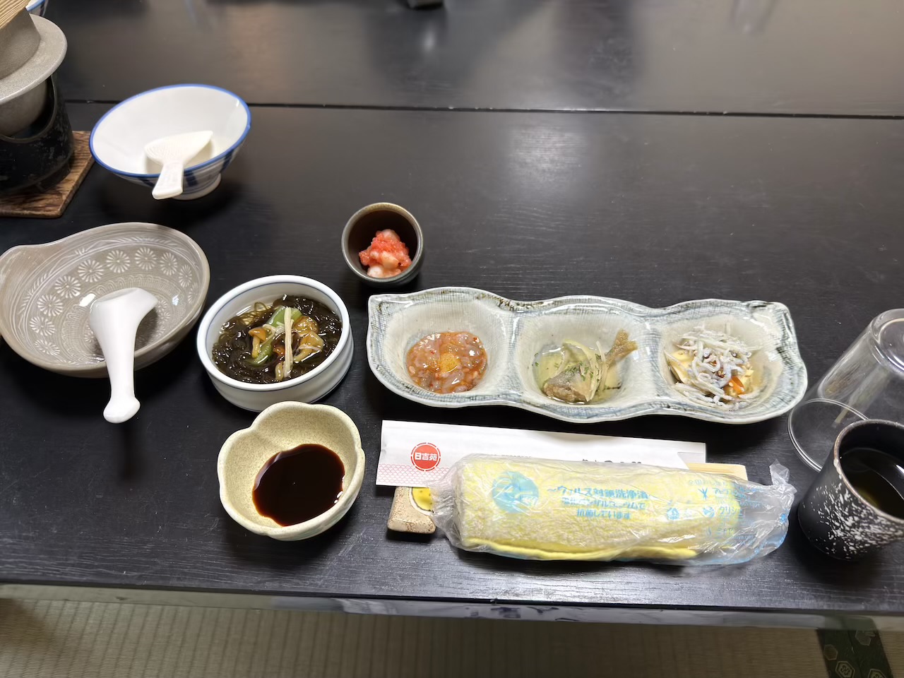 夕食の初期セットアップ