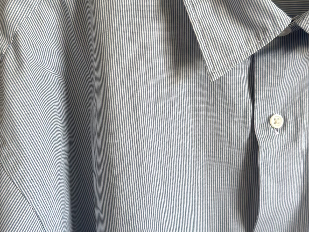 ストライプのブロード生地