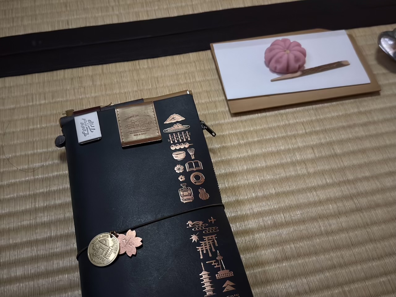 和菓子とトラベラーズノート京都エディション