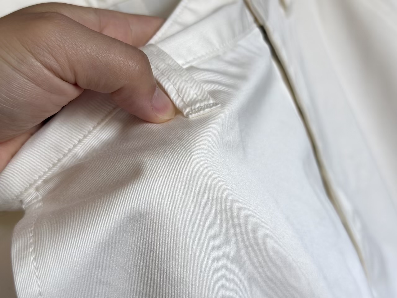 白色でも透けない高密度なサマーチノ